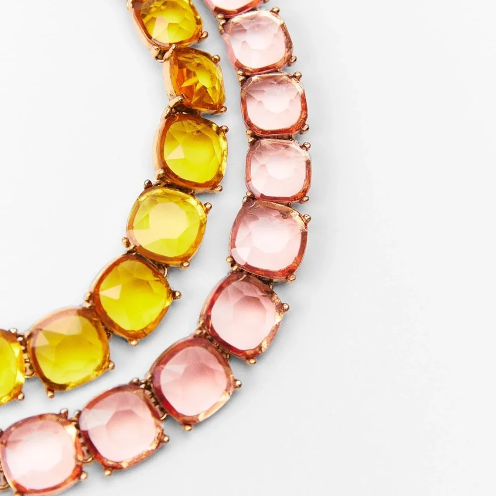 Zara limited edition beaded necklace set - Picture 2 of 3